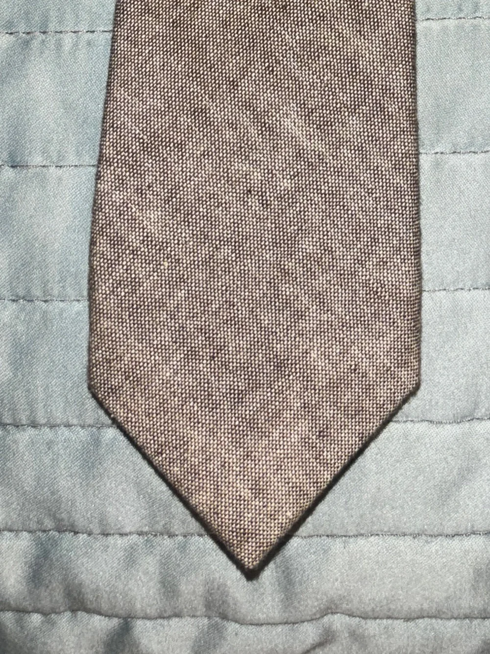 Original Penguin by Munsingwear Men’s Slim Necktie Classic Grey/Brown Cotton